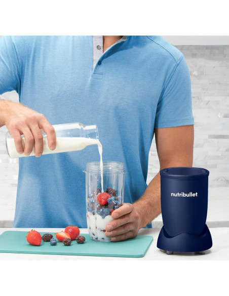 Licuadora Personal NutriBullet Pro 900W Azul Marino 13 Piezas Licuadora Personal NutriBullet Pro 900W Azul Marino 13 Piezas