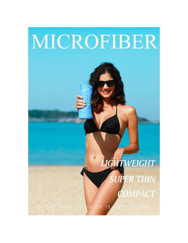 Toallas de Playa Microfibra Yongoes 4 Piezas 81x180 cm Secado Rápido