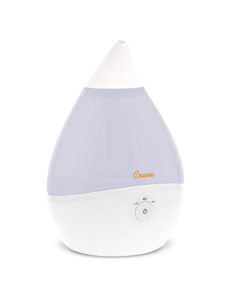 Humidificador Ultrasónico Gota Crane 1.89L Niebla Fría Blanco Humidificador Ultrasónico Gota Crane 1.89L Niebla Fría Blanco