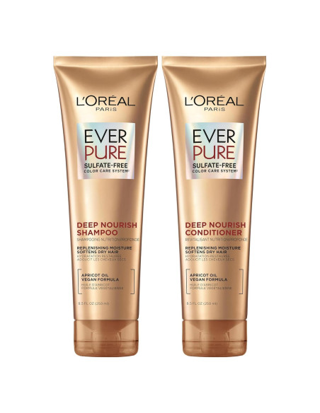 Set Champú y Acondicionador Sin Sulfatos L'Oreal Paris 500 ml Set Champú y Acondicionador Sin Sulfatos L'Oreal Paris 500 ml