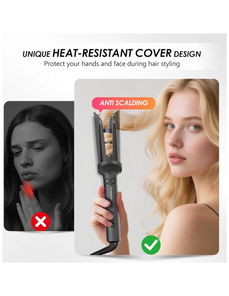 Plancha de Rizar Automática LA MAESII 1 Pulgada 3 Temperaturas Plancha de Rizar Automática LA MAESII 1 Pulgada 3 Temperaturas