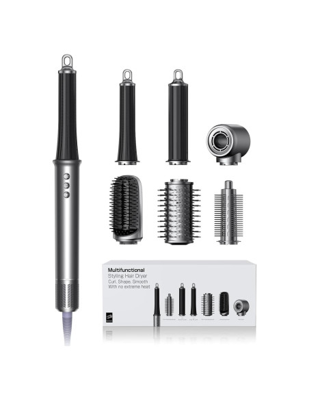 Cepillo Secador y Rizador Automático Alloom 160000 RPM Níquel Cepillo Secador y Rizador Automático Alloom 160000 RPM Níquel