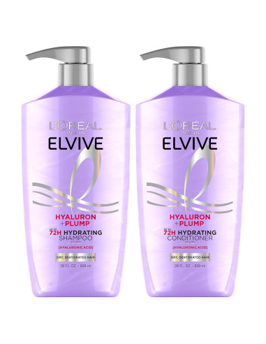 Champú y Acondicionador L'Oreal Elvive Hyaluron Plump 2x400ml