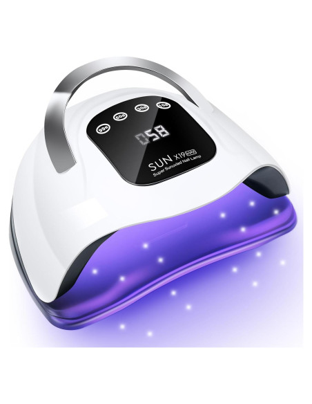 Lámpara UV LED 320W Wisdompark para Uñas en Gel - Negro Lámpara UV LED 320W Wisdompark para Uñas en Gel - Negro