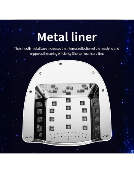 Lámpara de Uñas LED UV Inalámbrica 120W - Edición Diamante Lámpara de Uñas LED UV Inalámbrica 120W - Edición Diamante