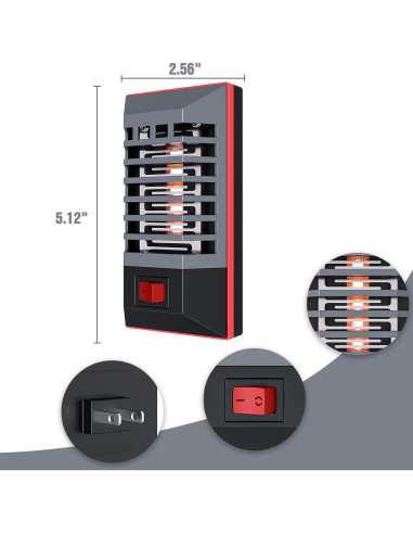 Paquete de 2 trampas eléctricas para insectos voladores Hywean Zapper