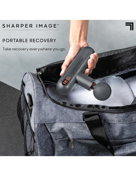 Pistola de Masaje Percusiva Sharper Image Powerboost Move Pistola de Masaje Percusiva Sharper Image Powerboost Move