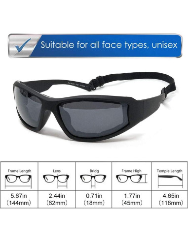 Gafas de Sol Deportivas LUFF UV400 Unisex para Ciclismo y Más