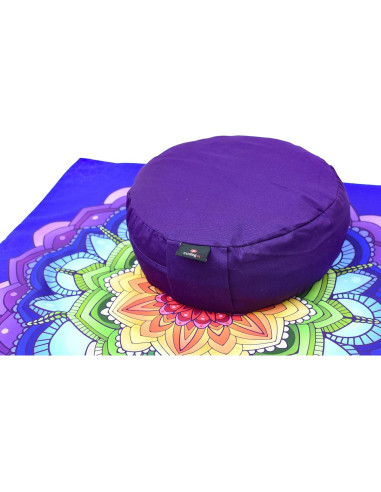 Juego de cojines de meditación Cudegui Zafu Zabuton Arcoíris