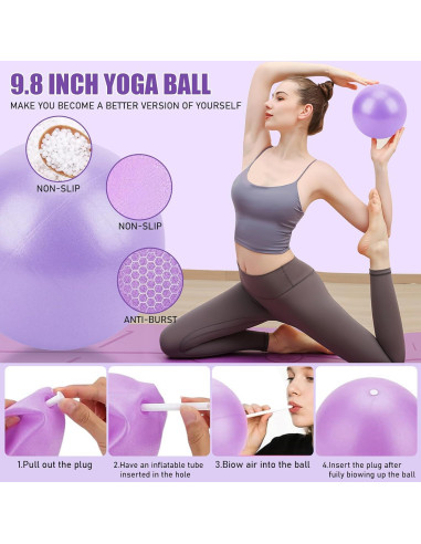 Juego de Anillo de Pilates VENUSFILTER con Accesorios Completo