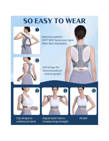 Corrector de Postura OFIR B16 para Espalda - Talla L