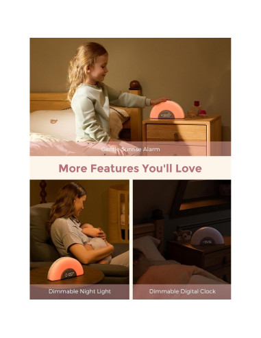 Máquina de Sonido para Bebés Momcozy WN05 - Ruido Blanco y Luz