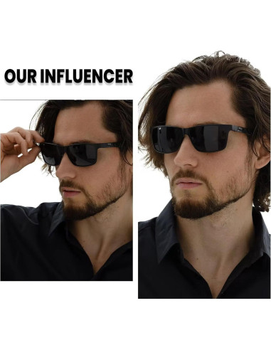Gafas de sol DUCO 8206 polarizadas fibra de carbono UV400