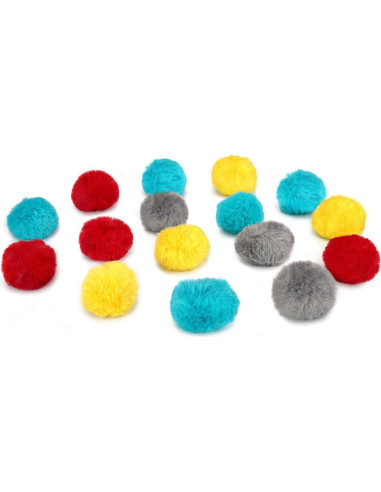 Pelotas Pom Pom para Gatos Chiwava 24PCS Suaves y Ligeras