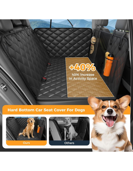 Funda de Asiento para Perros Lufebut Negra, Impermeable y Antideslizante Funda de Asiento para Perros Lufebut Negra, Impermeable y Antideslizante
