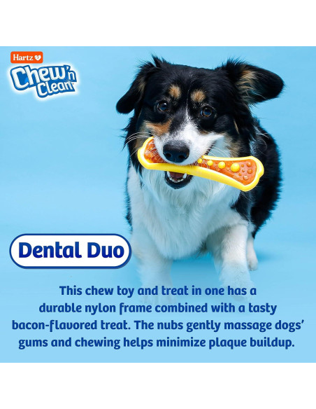 Hartz Chew 'n Clean Dental Duo Juguete y Golosina para Perros Hartz Chew 'n Clean Dental Duo Juguete y Golosina para Perros