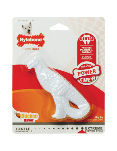 Juguete de Masticar Dental Nylabone Dinosaurio Pequeño Pollo 2