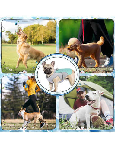 Chaleco Refrigerante para Perros Guzekier con Botella de Agua (L)