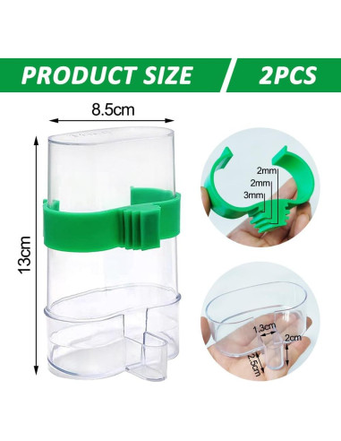 Dispensador de Agua Automático Nobgum 2 Pcs 220 ml Verde
