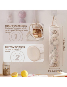 6 Bolsas Reutilizables NGETC para Almacenamiento de Verduras 2