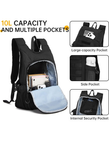 Mochila de Senderismo Plegable Seyfocnia 10L Impermeable