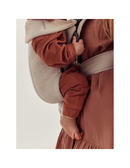 Portabebés Mini BabyBjrn Jersey 3D Beige Claro, Ergonómico Portabebés Mini BabyBjrn Jersey 3D Beige Claro, Ergonómico