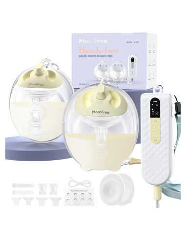 Extractor de Leche Eléctrico Manos Libres Momfree K3 180ml