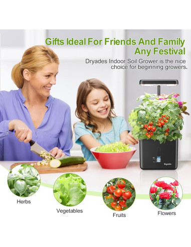 Sistema de Jardín Interior DRYADES con Autorriego y Luz LED 17W