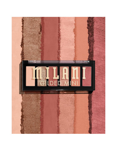 Paleta de Sombra de Ojos Mini Gilded Milani 6 Tonos Rosados