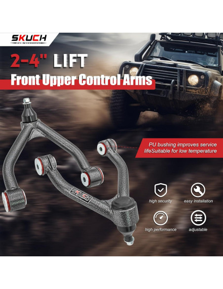 Brazos de Control Superiores SKUCH para Chevy GMC 1988-1998 Brazos de Control Superiores SKUCH para Chevy GMC 1988-1998