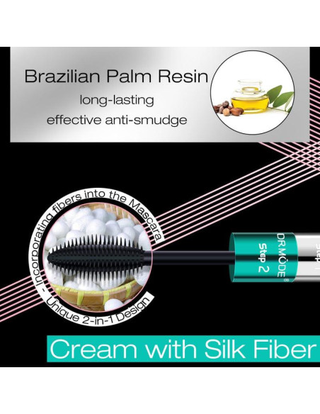 Máscara de Pestañas 4D DRMODE - Volumen y Longitud 5X Negra Máscara de Pestañas 4D DRMODE - Volumen y Longitud 5X Negra