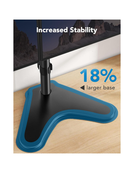 Soporte Doble Monitor HUANUO HNCM1 32" Ajustable Negro Soporte Doble Monitor HUANUO HNCM1 32" Ajustable Negro