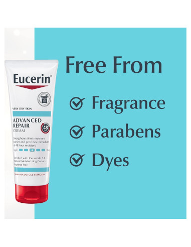 Crema Corporal Eucerin Advanced Repair 226.8 g Hidratante Sin Fragancia