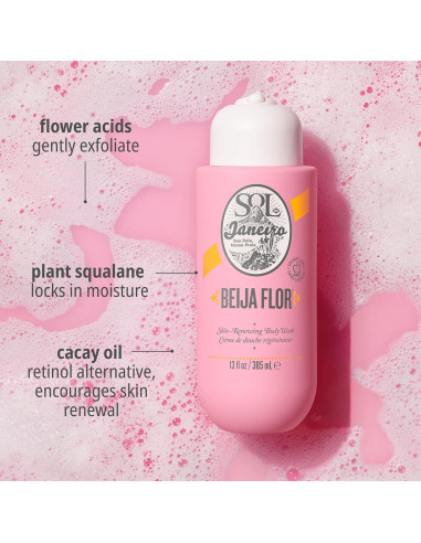 Gel de Ducha Beija Flor Sol de Janeiro 385 ml Hidratante