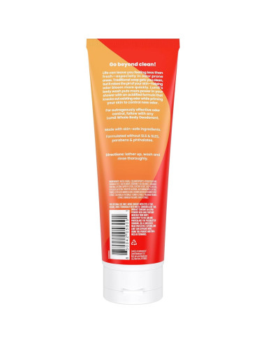 Jabón Corporal Acidificado Lume 240g - Control de Olores 24h - Mandarina