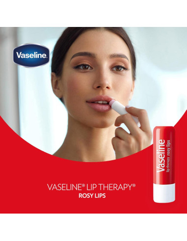 Bálsamo Labial Hidratante Vaseline 4-Pack con Vitamina E