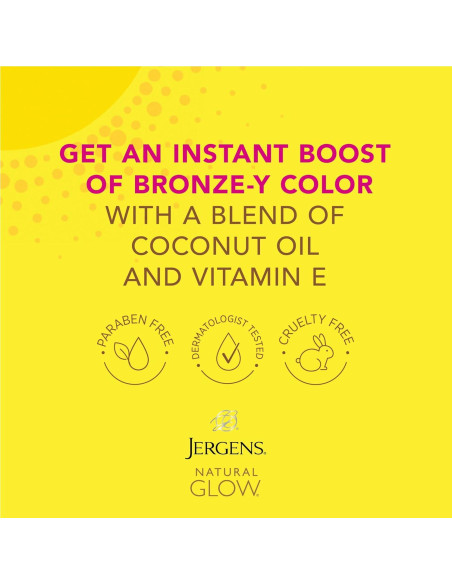 Jergens Bronceado Natural Glow 170 g - Hidratante y Bronceador Jergens Bronceado Natural Glow 170 g - Hidratante y Bronceador