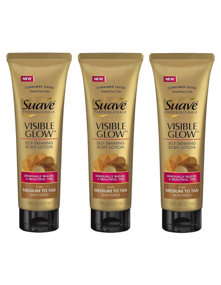Loción Bronceadora Autobrillante Suave Visible Glow 3 Pzas Loción Bronceadora Autobrillante Suave Visible Glow 3 Pzas