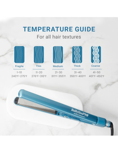 Plancha de Pelo Profesional BaBylissPRO Nano Titanio 30.5cm