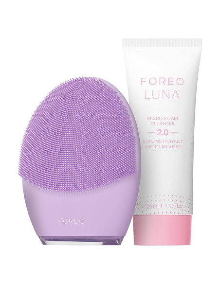 Cepillo Facial Limpiador FOREO LUNA 4 Sensible + Limpiador Micro-Foam 2.0 Cepillo Facial Limpiador FOREO LUNA 4 Sensible + Limpiador Micro-Foam 2.0