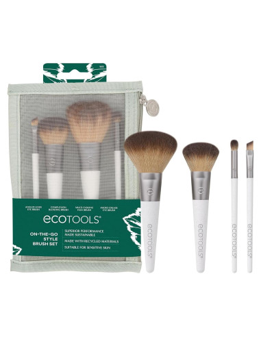 Set de Brochas de Maquillaje EcoTools On-The-Go 5 Piezas