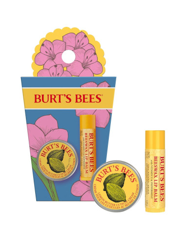 Set de Regalo Burt's Bees - Balsamo Labial y Crema Cutículas