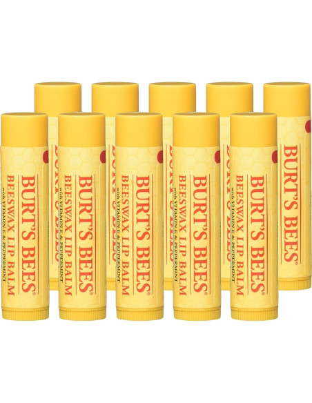 Bálsamo Labial Burt's Bees Cera de Abejas 10 Unidades 4.25g Bálsamo Labial Burt's Bees Cera de Abejas 10 Unidades 4.25g