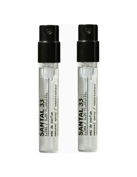 2 Frascos Muestra Eau de Parfum Santal 1.5 ml Unisex 2 Frascos Muestra Eau de Parfum Santal 1.5 ml Unisex