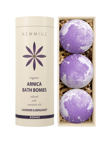Bombas de Baño Espumosas New Miuz Lavanda y Bergamota 3 Unidades Bombas de Baño Espumosas New Miuz Lavanda y Bergamota 3 Unidades