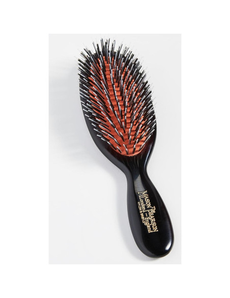 Cepillo de Pelo Mixto Mason Pearson - 17.8x3.8 cm, Rubí Cepillo de Pelo Mixto Mason Pearson - 17.8x3.8 cm, Rubí