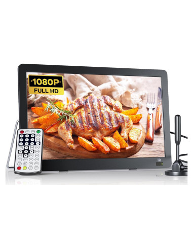 Televisor portátil NORTHING 14" LCD 1080P con HDMI y USB