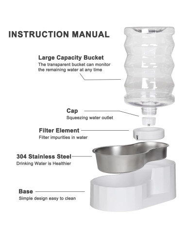 Dispensador de Agua Automático Sfozstra 6L Acero Inoxidable