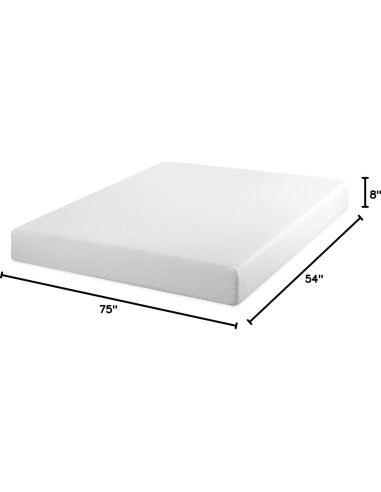 Colchón ZINUS Cool Feel Espuma Viscoelástica 20 cm Completo