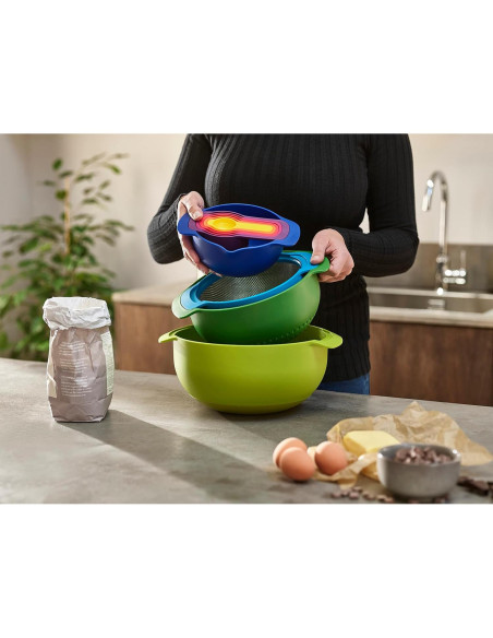 Set de Preparación de Alimentos Joseph Joseph Nest 9 Piezas Set de Preparación de Alimentos Joseph Joseph Nest 9 Piezas